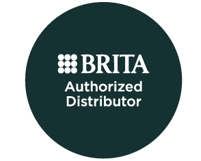 Logo BRITA Authorized Distributor fondo oscuro